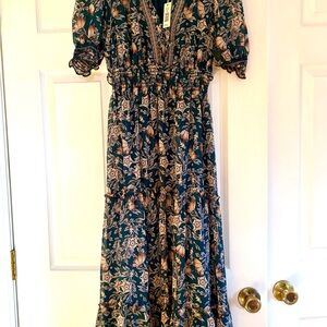 Floral Print Maxi Dress